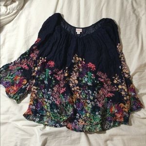 Merona floral blouse